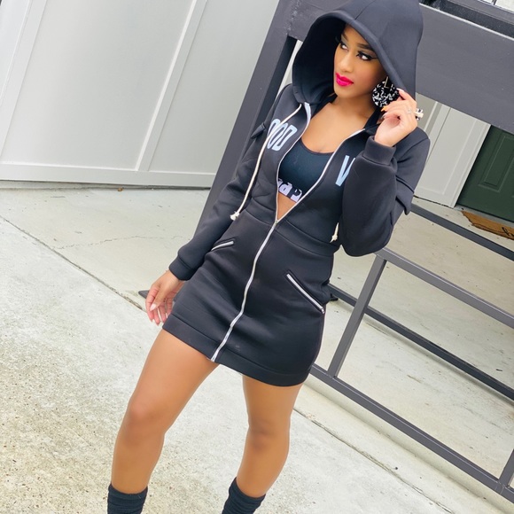 Good Vibes bomber dress - Picture 2 of 4